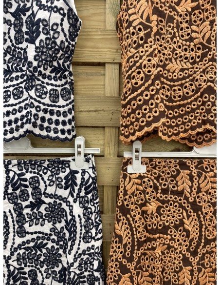 Conjunto bordado Florencia