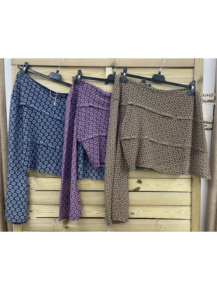 Top asimétrico costuras Fátima