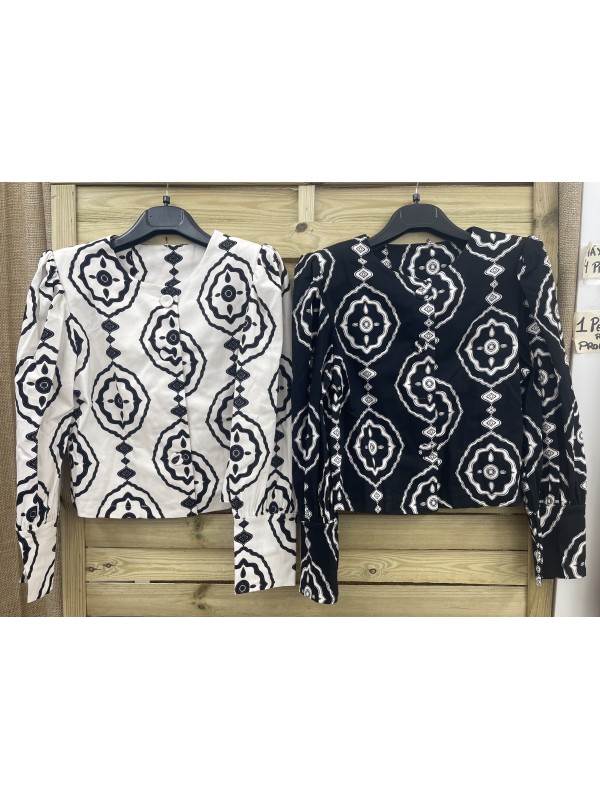 Chaqueta cenefa Magda