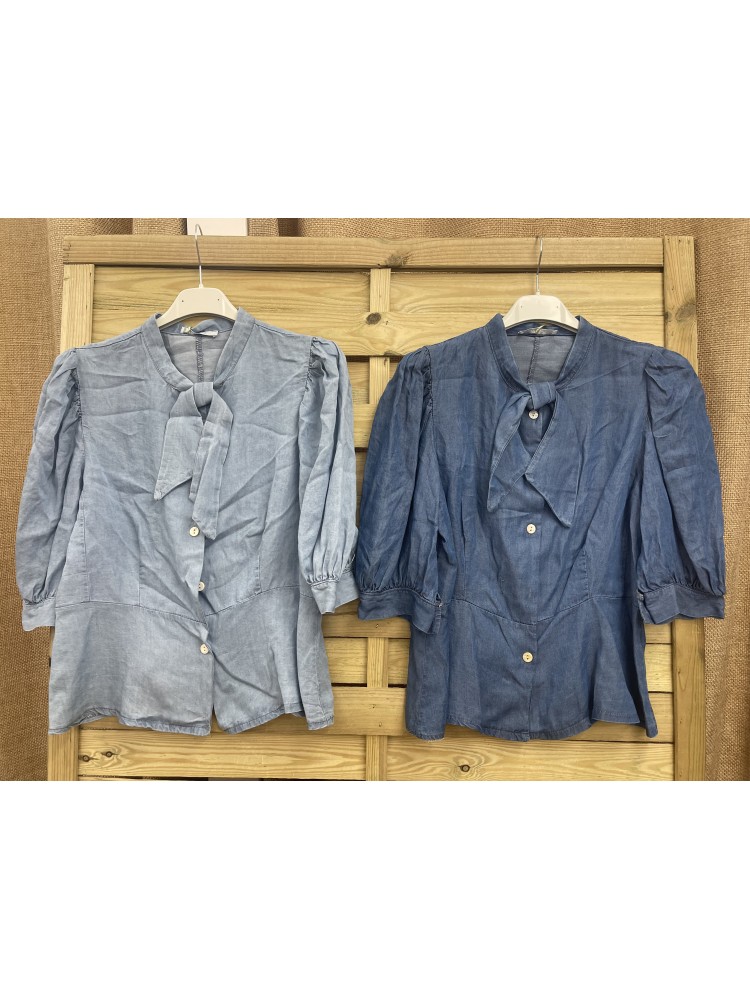 Camisa vaquera nudo Oslo