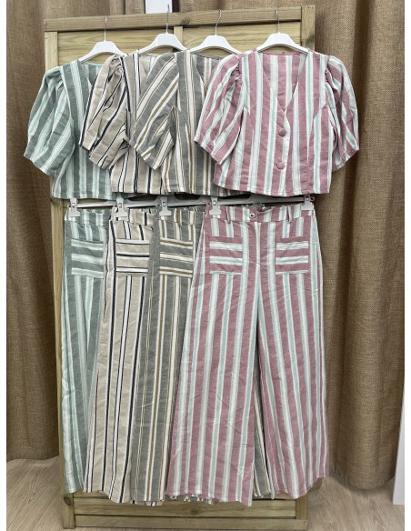 Camisa Beatriz manga abullonada