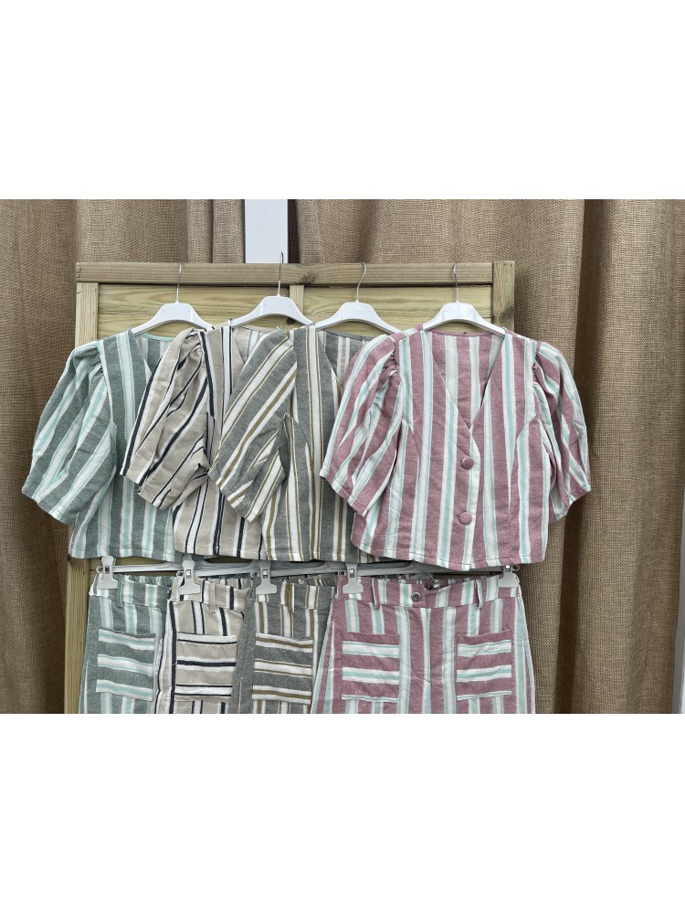 Camisa Beatriz manga abullonada