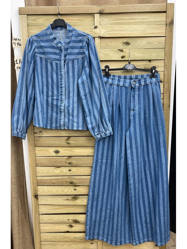 Jeans Tokio raya fina pliegues