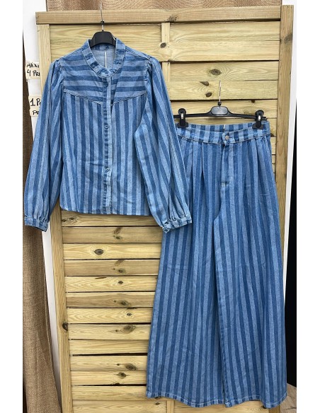 Jeans Tokio raya fina pliegues