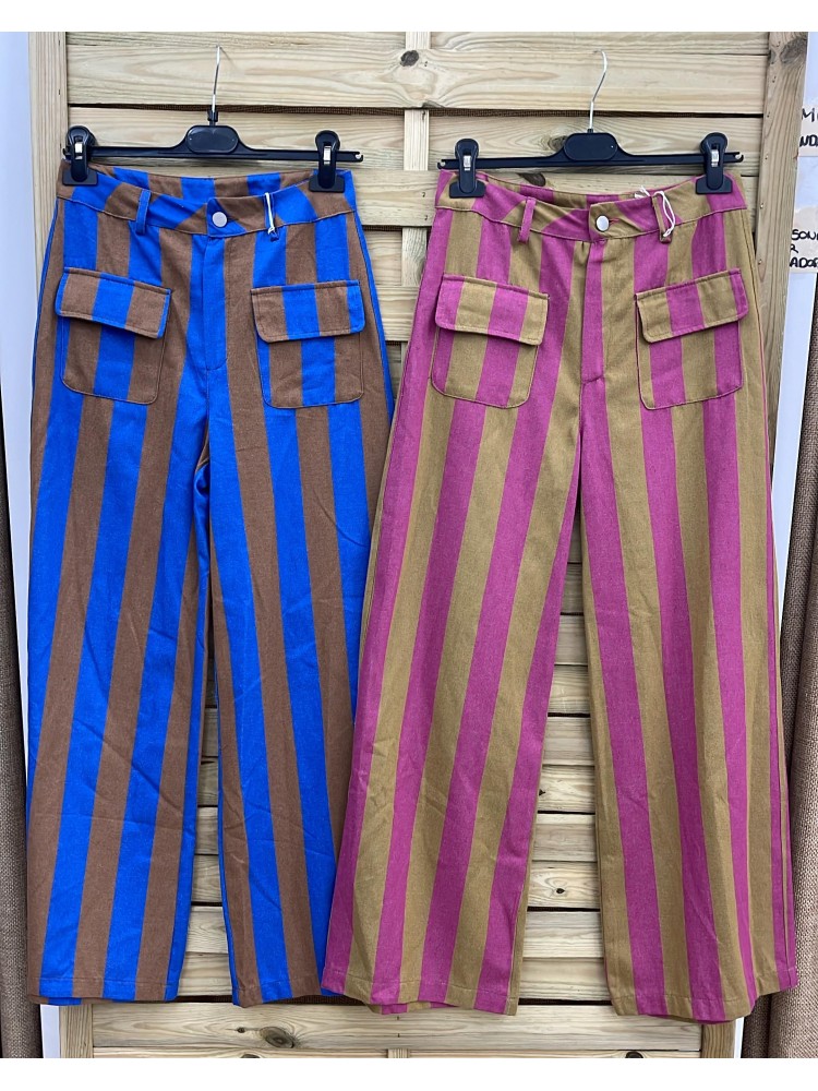 Pantalon rayas Malibú
