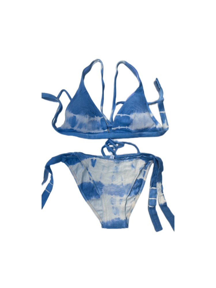 Bikini Tie dye triángulo tira ancha